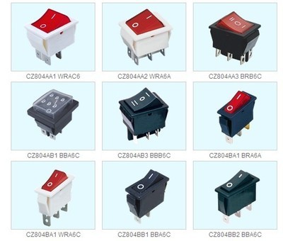 【生產各類船型開關翹板開關/按鈕開關 按鍵開關】價格,廠家,圖片,電工開關,樂清市創(chuàng)展電子-